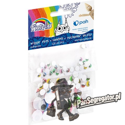 Oczka samoprzylepne z rzęsami GR-KE3P3 FIORELLO 170-2608