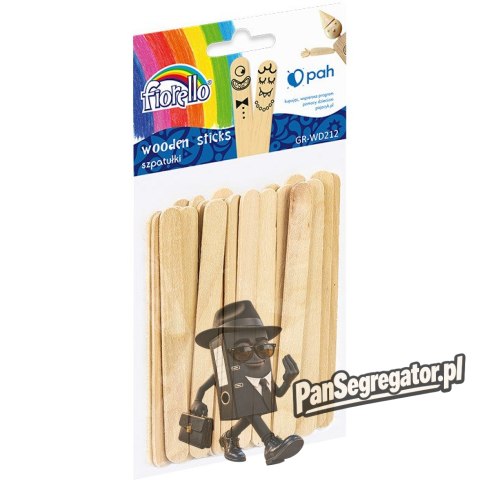 Ozdoby drewniane szpatułki 24szt. GR-WD212 FIORELLO 170-2610