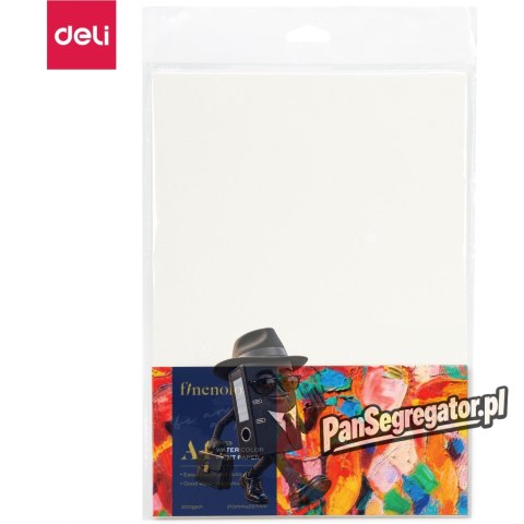 Papier akwarelowy A4 FINENOLO 300g/m2 16szt biały EC270-A4 DELI