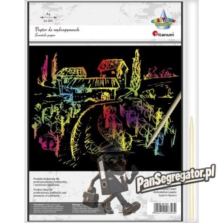Papier do wydrapywanek A4 (10 arkuszy) 487250 TITANUM