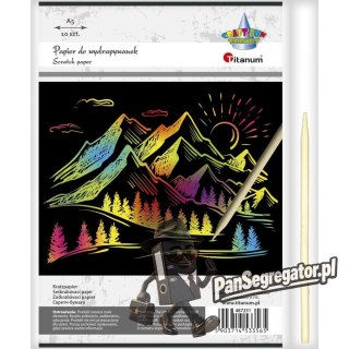 Papier do wydrapywanek A5 (10 arkuszy) 487251 TITANUM