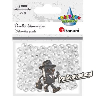 Perełki białe 8mm 40g 363617