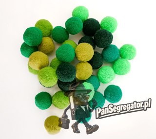 Pompony do dekoracji 35szt. JUNGLE INTERDRUK