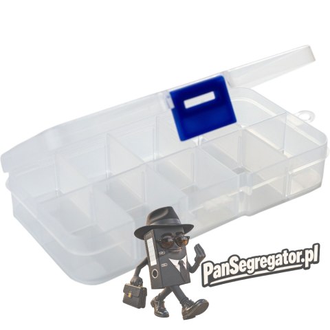 Pudełko organizer plastikowe 13x6,5x2cm PUD-9914 ALIGA