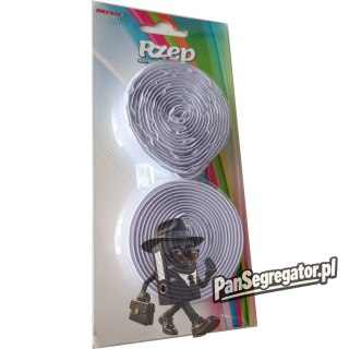 Rzep samoprzylepny biały 1,6cm x 2m (2 szt.) RZS 2 BREWIS