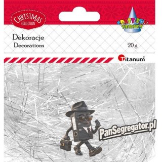Włosy anielskie 20g białe 389726 TITANUM