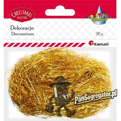Włosy anielskie 20g złote 389727 TITANUM