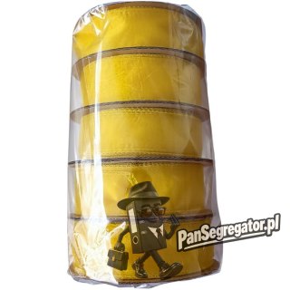 Wstążka organza szer. 4cm jasnożółta GIMAR
