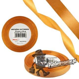 Wstążka satynowa 12mm/32m WS12-157 nagietkowy BREWIS