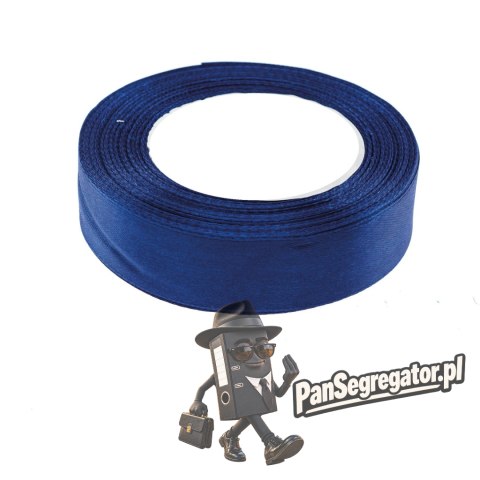 Wstążka satynowa 38mm/32m granatowa 153 BREWIS