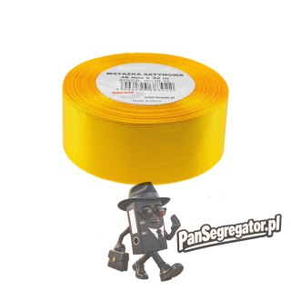 Wstążka satynowa 38mm/32m żółta BREWIS