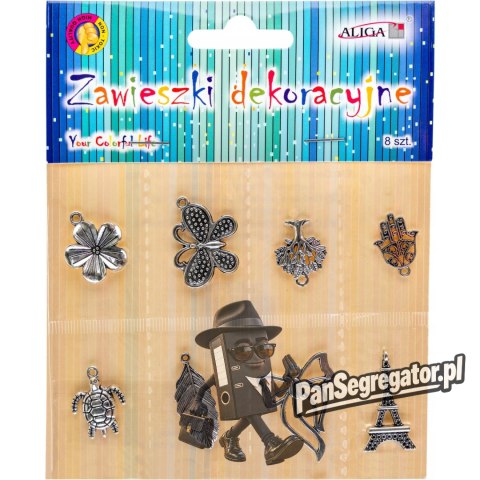 Zawieszki dekoracyjne (8 sztuk) ZWB-5716 ALIGA