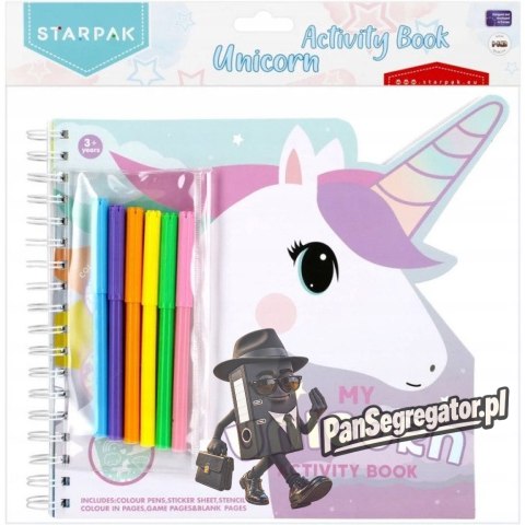 Zestaw kreatywny do kolorowania + pisaki UNICORN 497702 STARPAK
