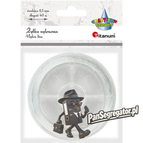 Żyłka nylonowa 0,5mm 40m 363624 TITANUM