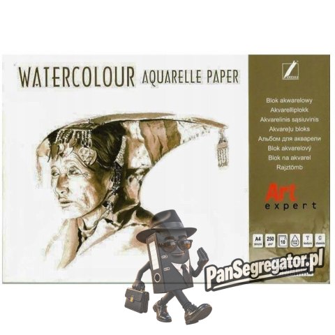 Blok akwarelowy A4 10k 250g Art Expert KRESKA