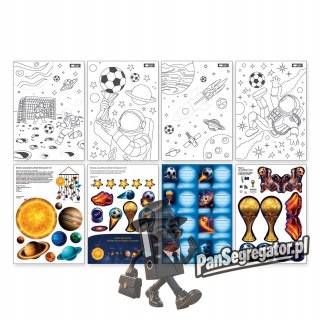 Blok kolorowanka Małego Artysty A4 Cosmo Ball 120g/m2 8ark. HA 4721 2030-CB01 HAPPY COLOR