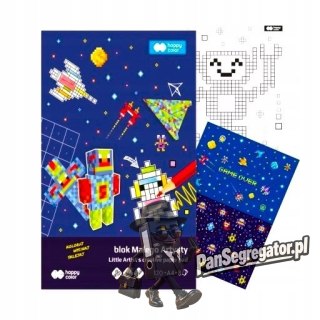 Blok kolorowanka Małego Artysty A4 Pixi Planet 120g/m2 8ark. HA 3812 2030-MAPP HAPPY COLOR
