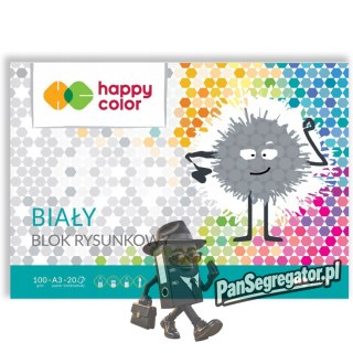 Blok rysunkowy A3 100g biały HA 3710 3 040-0 HAPPY COLOR