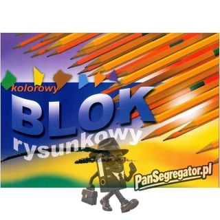 Blok rysunkowy A3 16k kolorowe kartki KRESKA