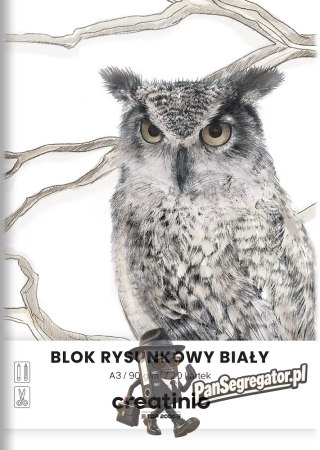 Blok rysunkowy A3 20k biały CREATINIO 400176664 TOP 2000