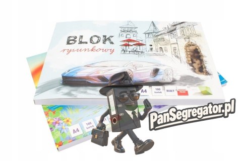 Blok rysunkowy A4 100k KRESKA