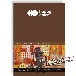 Blok rysunkowy A4 25k 150g ECO HA 3715 2030-A25 HAPPY COLOR