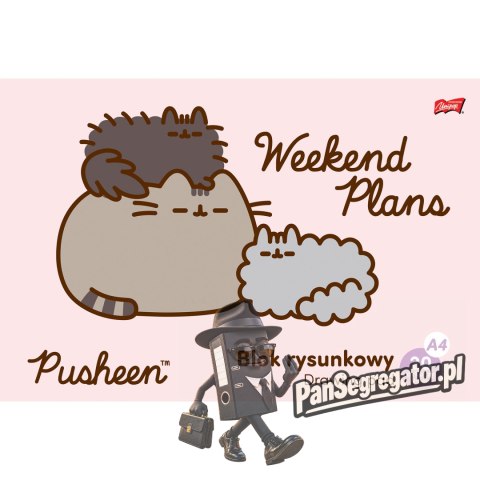 Blok rysunkowy szkolny A4 20 kartek 80g PUSHEEN UNIPAP