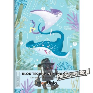 Blok techniczny A3 10k 160g CREATINIO kolorowy barwiony w masie 400176680