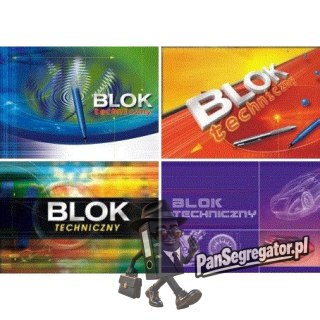 Blok techniczny A4 10k 170g KRESKA