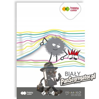 Blok techniczny A4 170g biały 3550 2030-0 HAPPY COLOR