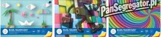 Blok techniczny kolorowy A3 10k INTERDRUK