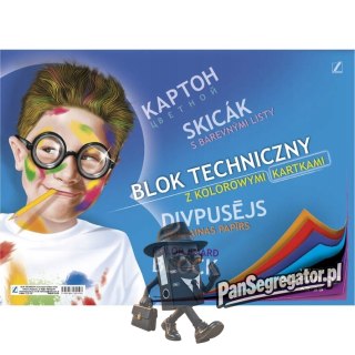 Blok techniczny kolorowy A3 25k SUPERIOR 00105 KRESKA