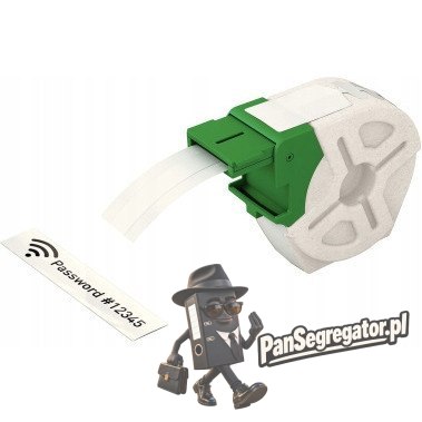 Kaseta z samoprz.poliestrową taśmą 12mm biała 10m 7015-00-01 LEITZ ICON