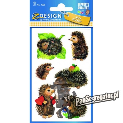 Naklejka Jeże 4306 Z-DESIGN KIDS AVERY ZWECKFORM