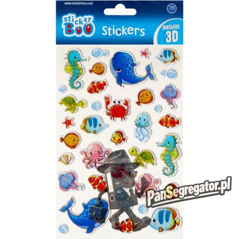 Naklejki 140x260 S-BOO MET3D RYBKI 493714