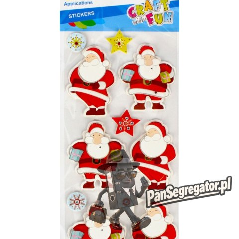 Naklejki 3D MIKOŁAJ 11szt. 480416