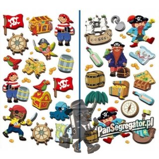 Naklejki 3D PIRACI mix CLA14 BREWIS