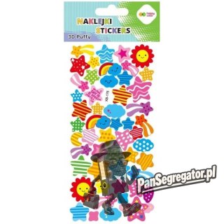 Naklejki 3D PUFFY Sky Stars 95mm x 220mm HA 4241 9522-KF02 HAPPY COLOR