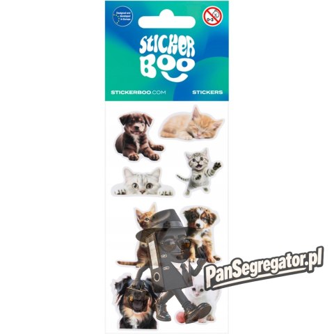 Naklejki 66x126mm ZWIERZĘTA DOMOWE 550331 STICKERBOO