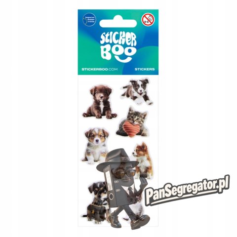 Naklejki 66x126mm ZWIERZĘTA DOMOWE 550331 STICKERBOO