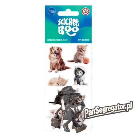 Naklejki 66x126mm ZWIERZĘTA DOMOWE 550331 STICKERBOO