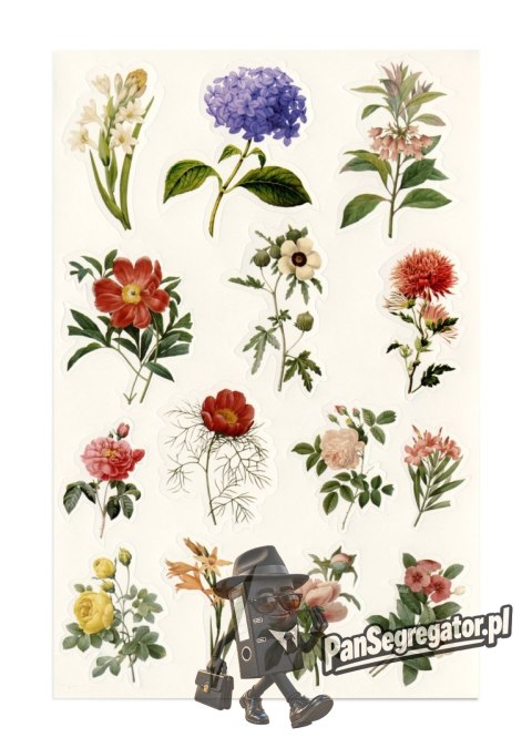Naklejki LETNIE KWIATY (54 szt.) 254049 Galeria Papieru