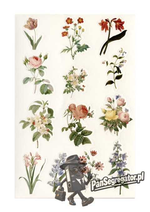 Naklejki LETNIE KWIATY (54 szt.) 254049 Galeria Papieru