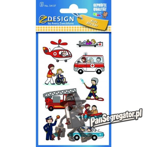 Naklejki Służby ratunkowe 54137 Z-DESIGN KIDS AVERY ZWECKFORM