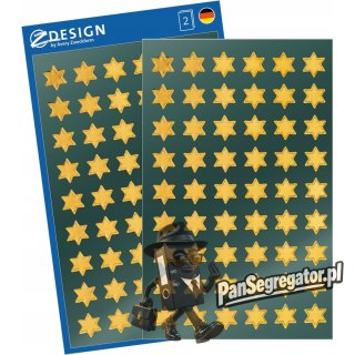 Naklejki Z-Design - złote gwiazdy 52802 AVERY ZWECKFORM