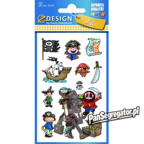Naklejki ZF Piraci 53197 Z-DESIGN KIDS AVERY ZWECKFORM
