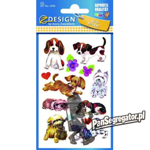 Naklejki ZF Psy 4340 Z-DESIGN KIDS AVERY ZWECKFORM