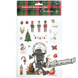 Naklejki dekoracyjne 80szt. CHRISTMAS INTERDRUK