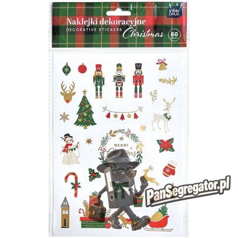 Naklejki dekoracyjne 80szt. CHRISTMAS INTERDRUK