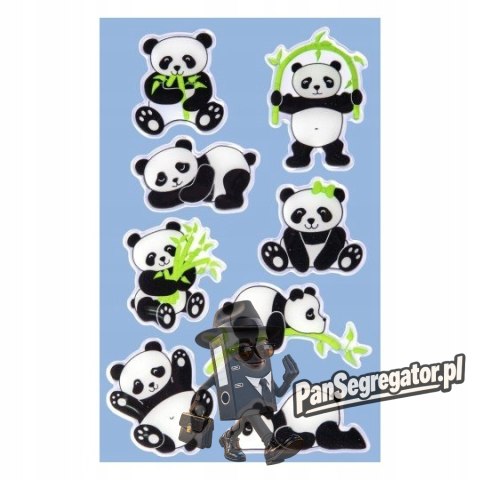 Naklejki dla dzieci 3D PANDY 57297 Z-DESIGN AVERY ZWECKFORM